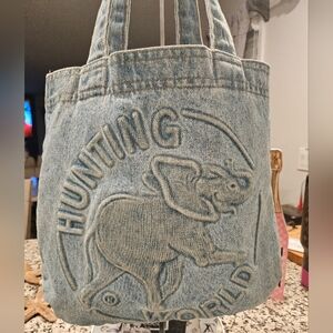 Hunting World Denim Tote Bag GUC